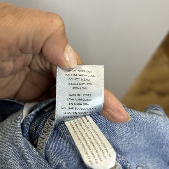 Lana Roux 90s Denim Twill Romper Short Overalls, Small - Picture 10 of 10